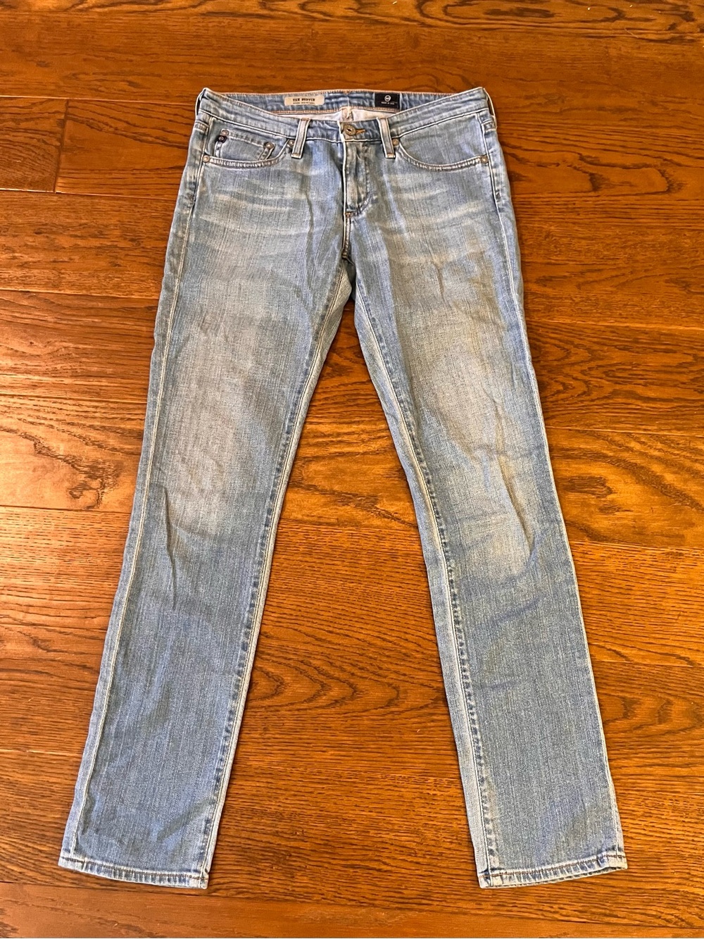 AG Adriano Goldschmied The Stevie slim Straight Light Wash Jeans